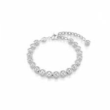 Radiant Crystal Elegance in Silver