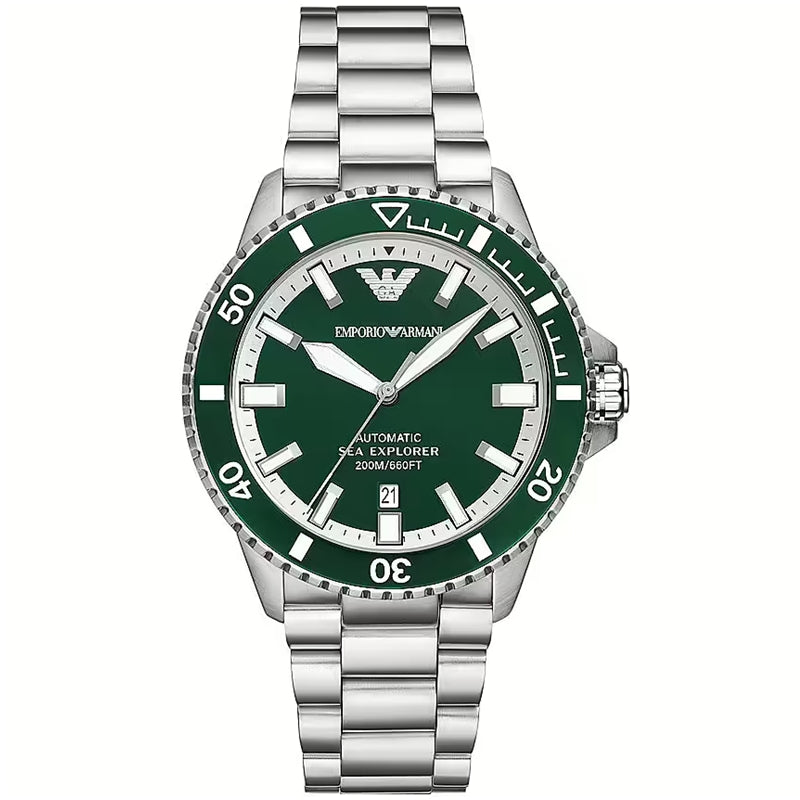 Automatic Sea Explorer in Green and Silver