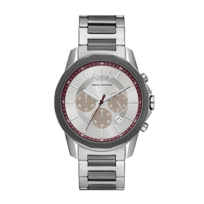 Armani Exchange Chronograph Watch in Silver