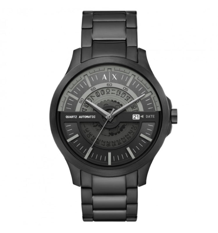 Armani Exchange Black Stainless Steel Watch