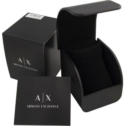 Armani Exchange Black Stainless Steel Watch