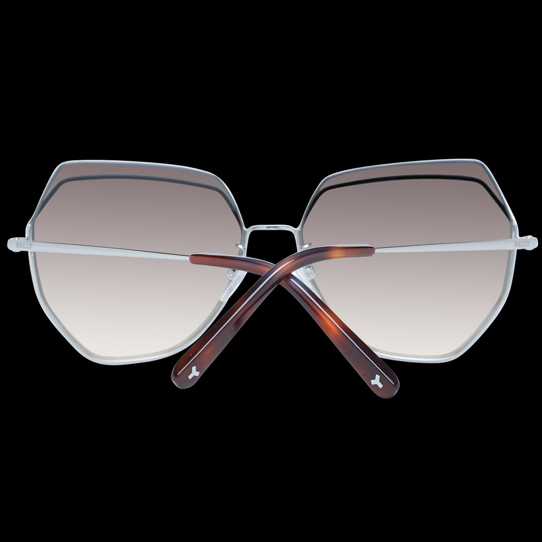 Sleek Silver Frame with Gradient Brown Elegance