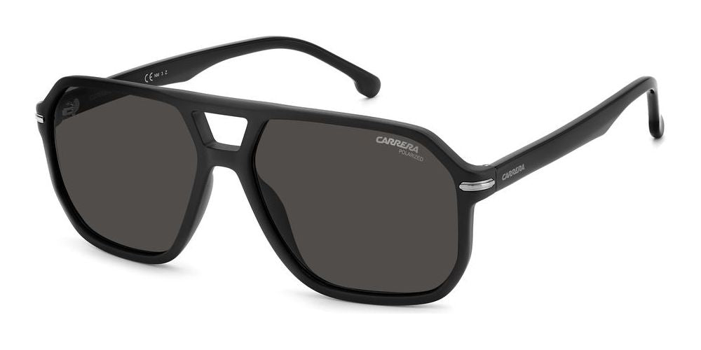 Sleek Black Aviator with Polarized Precision