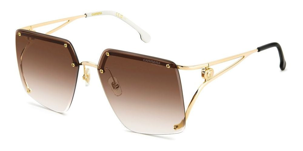 Sophisticated Gold Frame Square Sunglasses