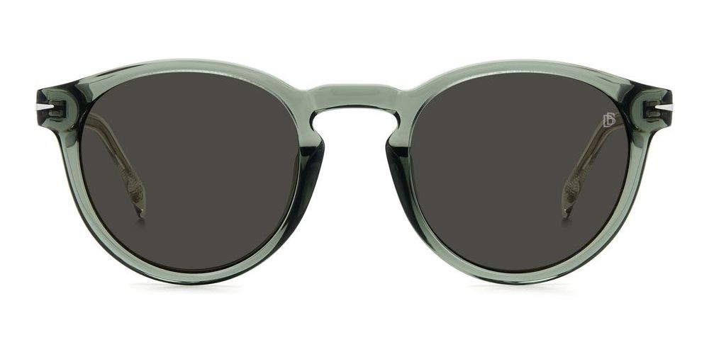 Translucent Grey Acetate Frame with Black Lenses