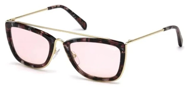 Tortoiseshell Elegance with Pink Lens Radiance