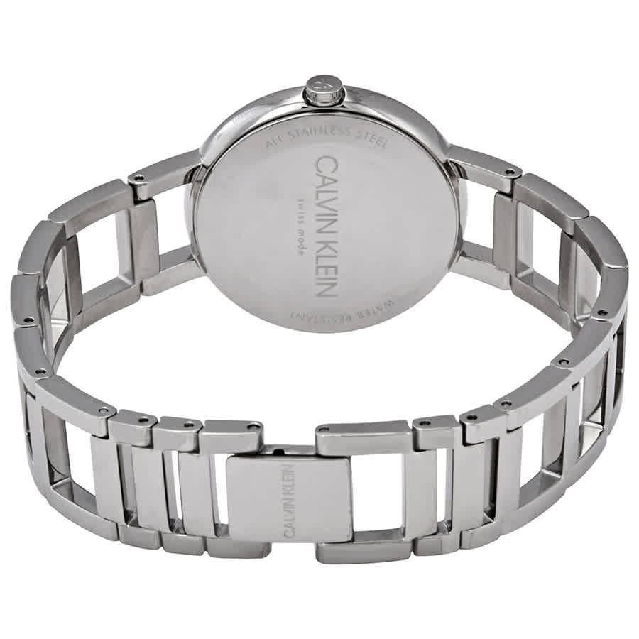 Calvin Klein Silver & Black Analog Watch