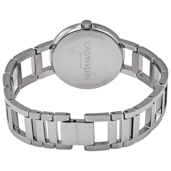 Calvin Klein Silver & Black Analog Watch
