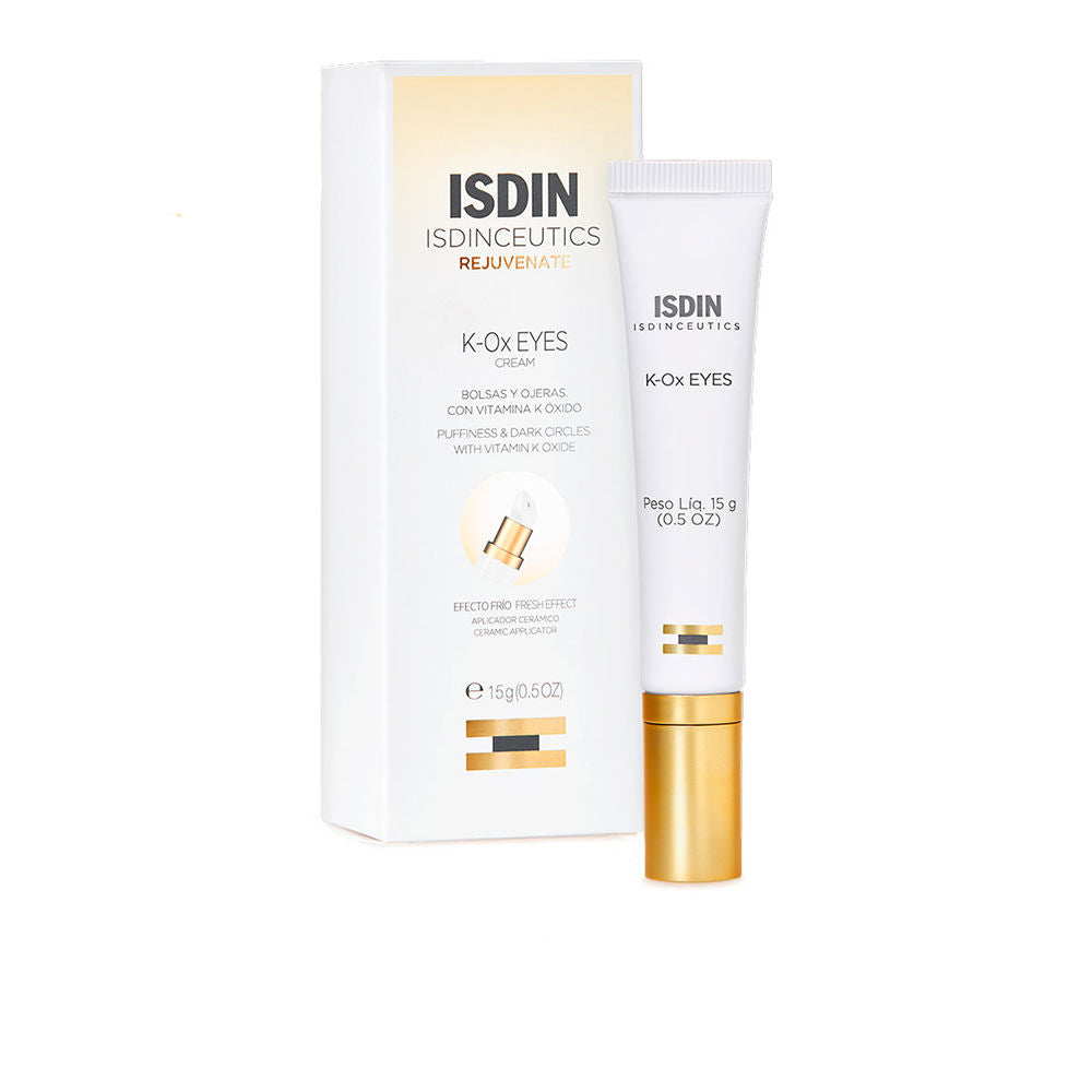 15 ml eye cream with ceramic applicator, cooling decongesting formula, Unisex