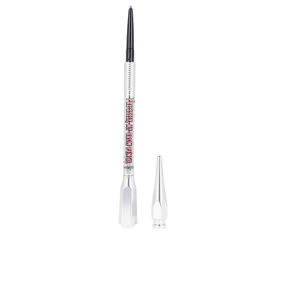 Retractable fine‑tip brow pencil with integrated spoolie, light shade 02