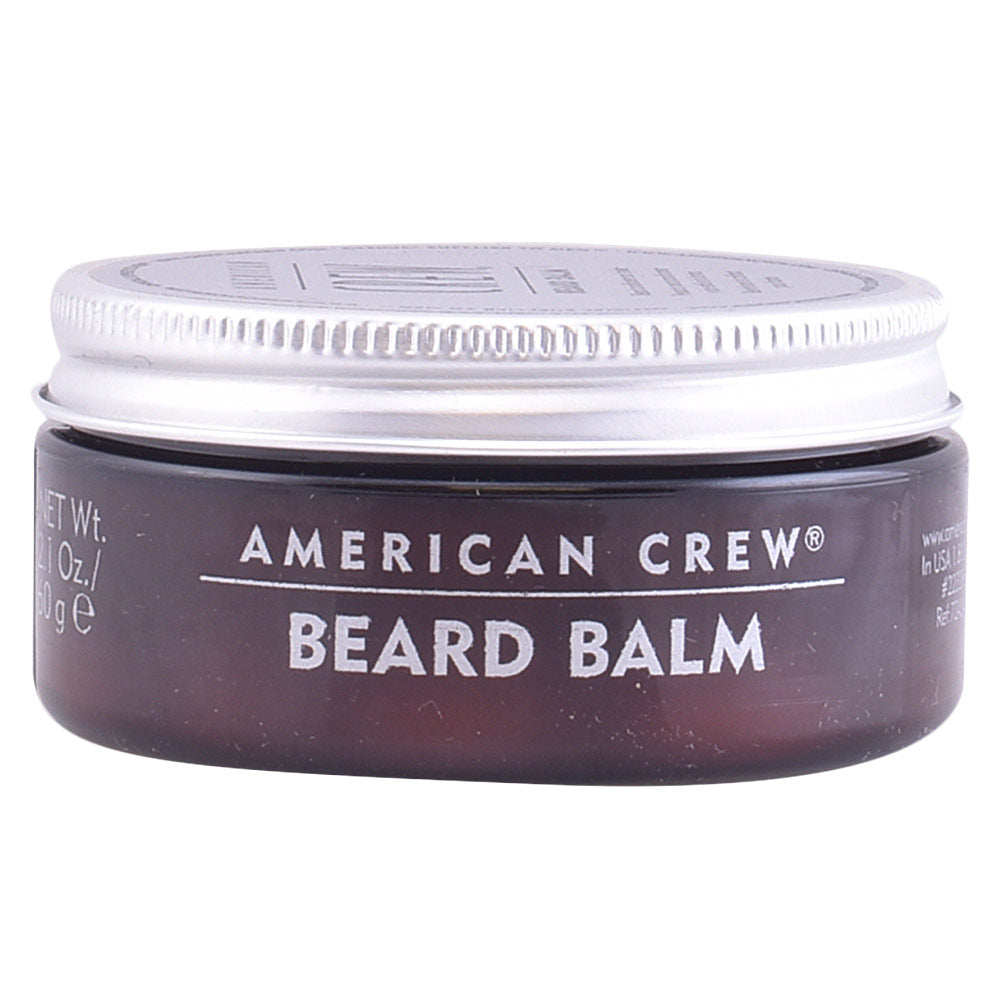 60 g tin of beard balm with sweet almond and shea, warm texture