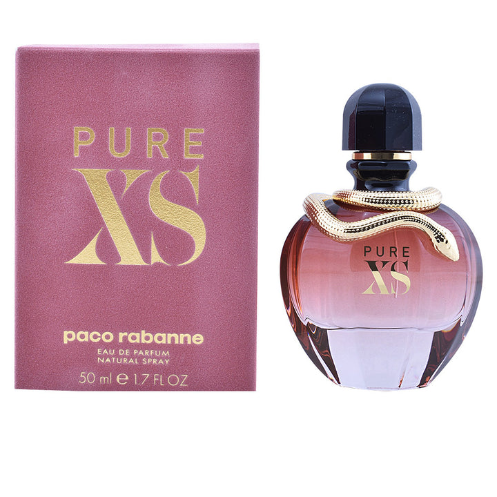 50 ml rose-hued baroque bottle with gold serpent neck, oriental floral perfume