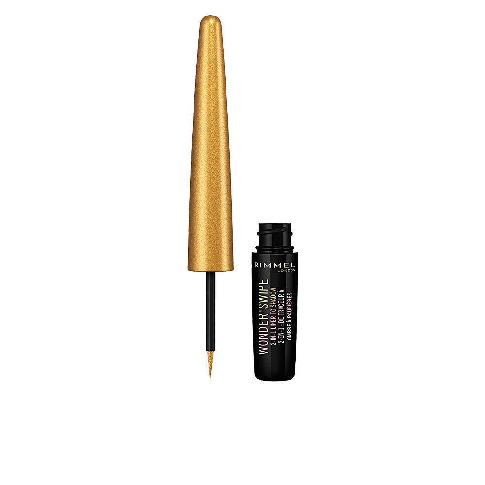 Slim metallic eye pencil in shade 002‑instafamous, dual liner and shadow
