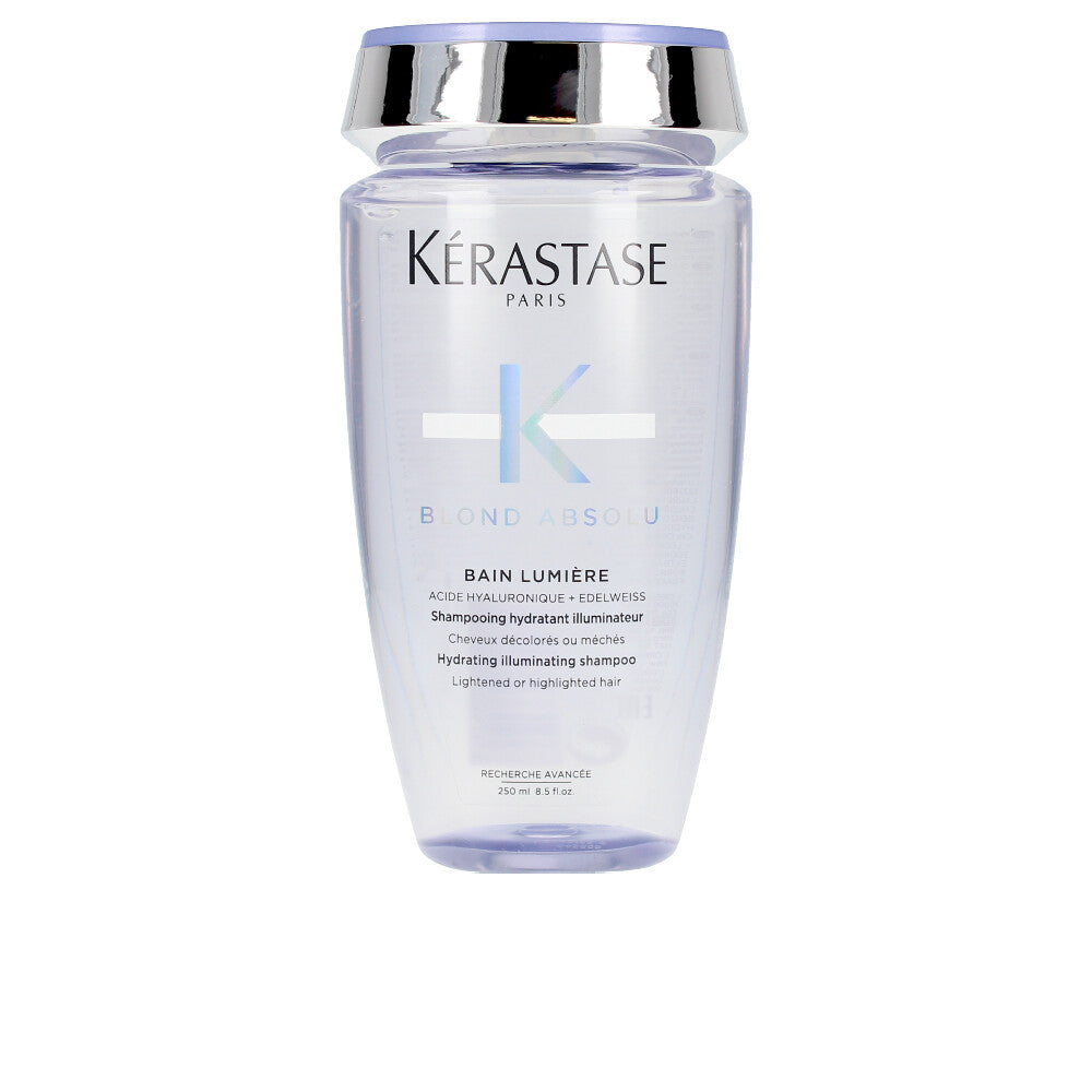 250 ml shampoo bottle for blond hair, hyaluronic and edelweiss formula