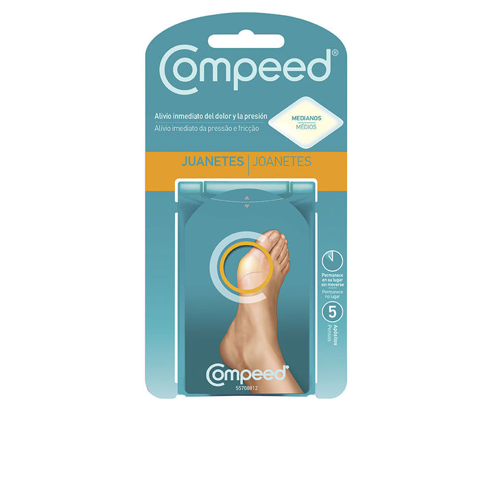 Compeed medium bunion bandage packaged for foot joint protection and comfort