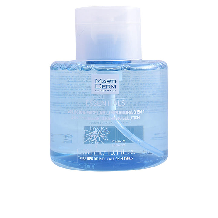 Clear 300 ml micellar cleansing solution bottle for Unisex, gentle daily use
