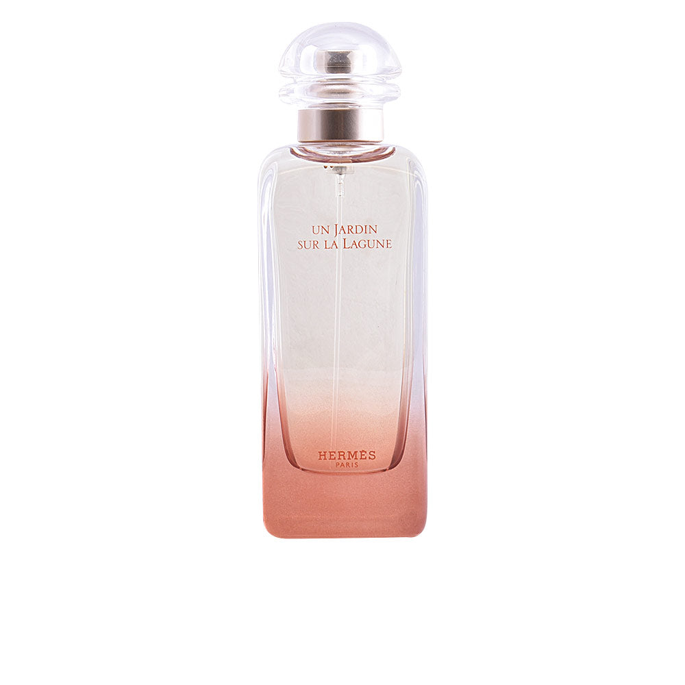 30 ml ochre-gradient perfume bottle with illustrated nature case, Unisex scent