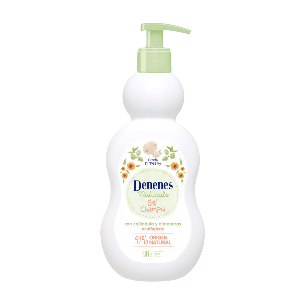 400 ml clear baby bath gel with calendula and sweet almond extracts, Unisex