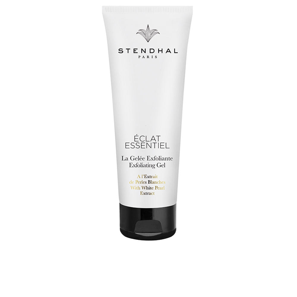 Clear gel tube with pearlescent flecks, 75 ml exfoliating gel for Women