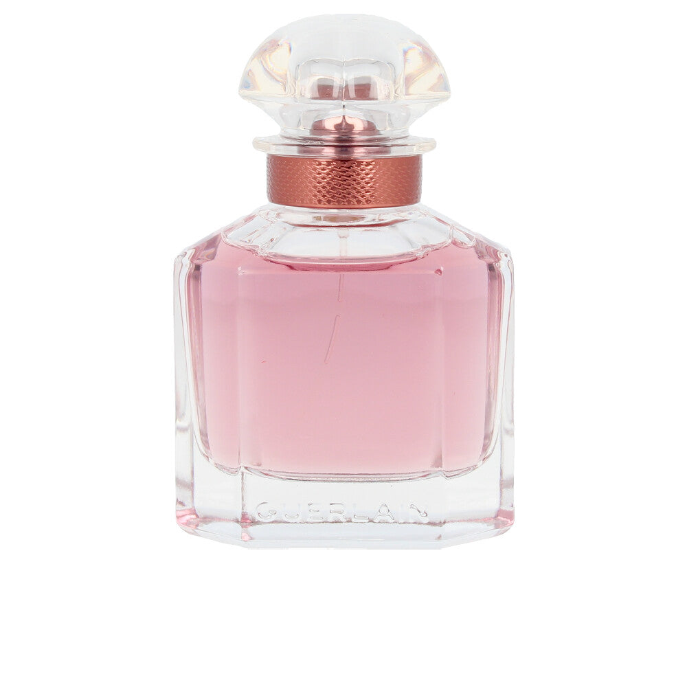 Crystal Quadrilobé perfume bottle, gold‑detailed cap, 50 ml, vanilla‑amber scent