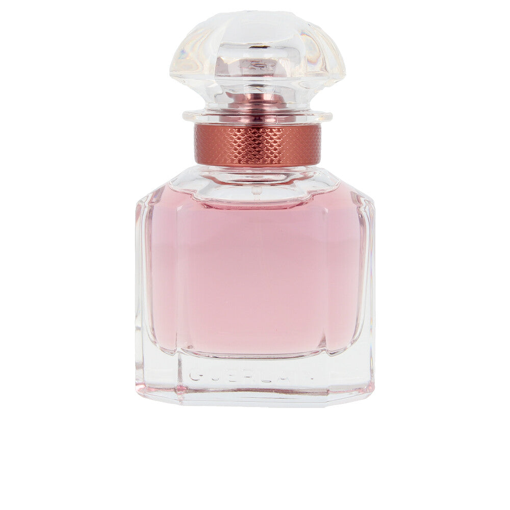 Clear Quadrilobé crystal perfume bottle with gold detail, 30 ml perfume for Women