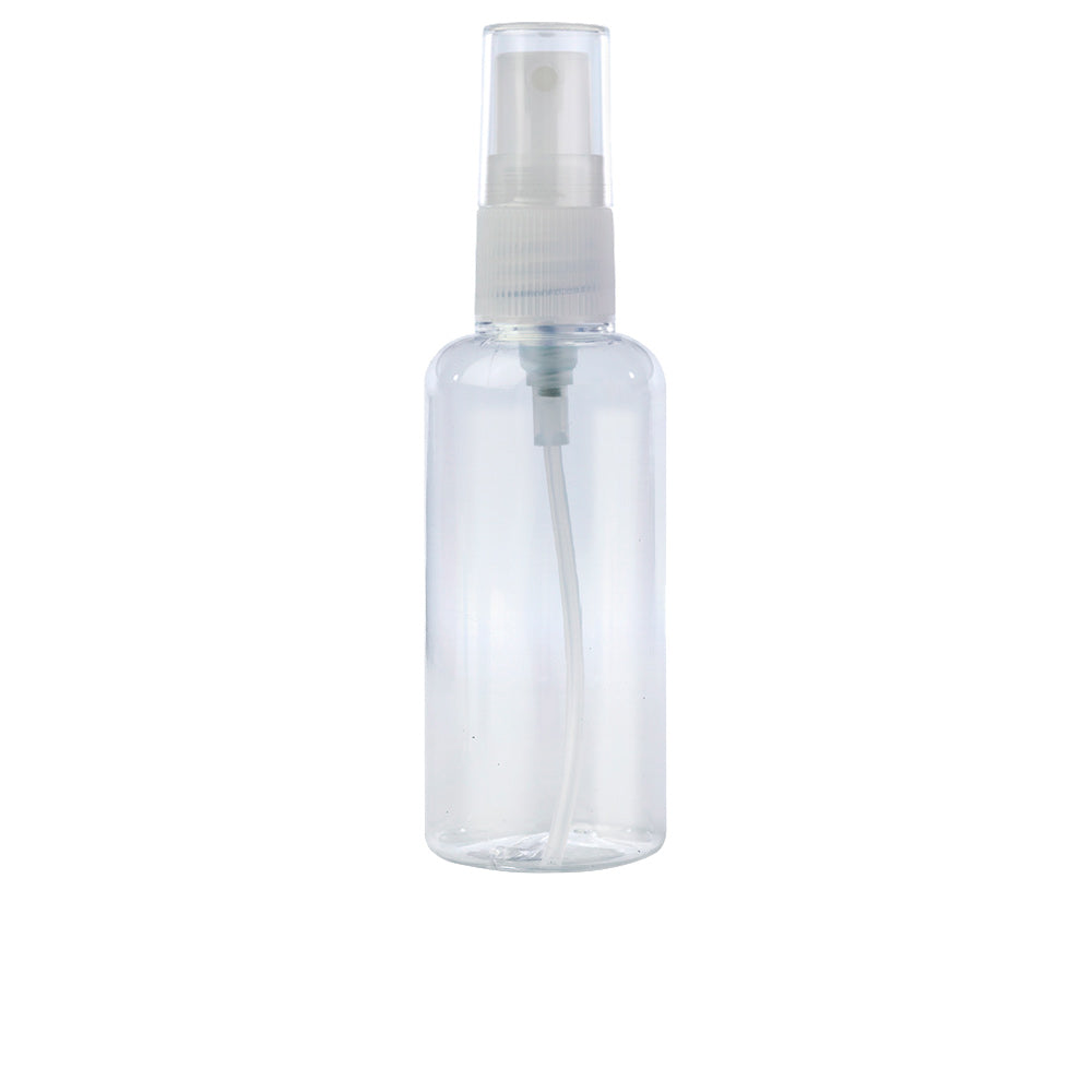 100 ml clear plastic refillable perfume atomiser with screw cap, Unisex