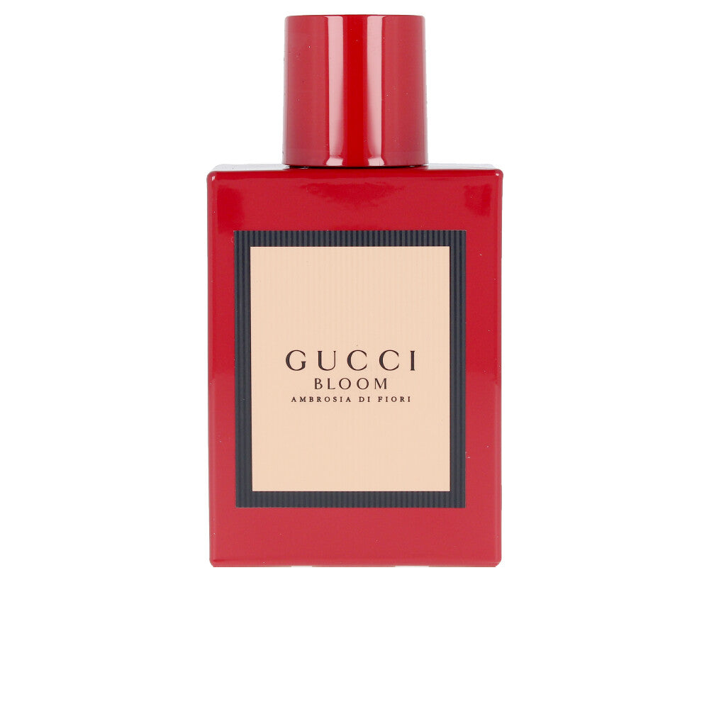 Lacquered burgundy glass bottle with soft-pink label, 50 ml floral EDP for Women