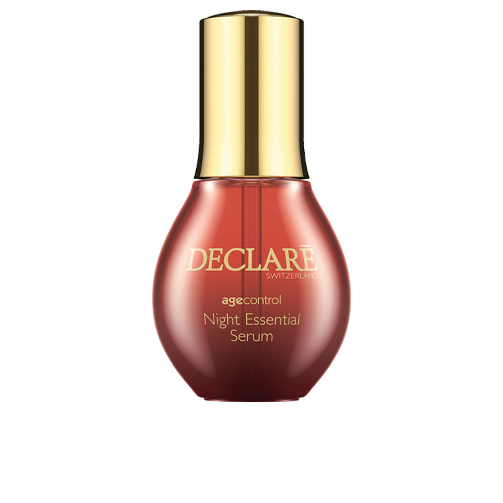 50 ml bottle of lightweight night repair serum with clear gel texture