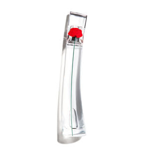 30 ml glass bottle of poppy-inspired floral-oriental Eau de Parfum, red motif