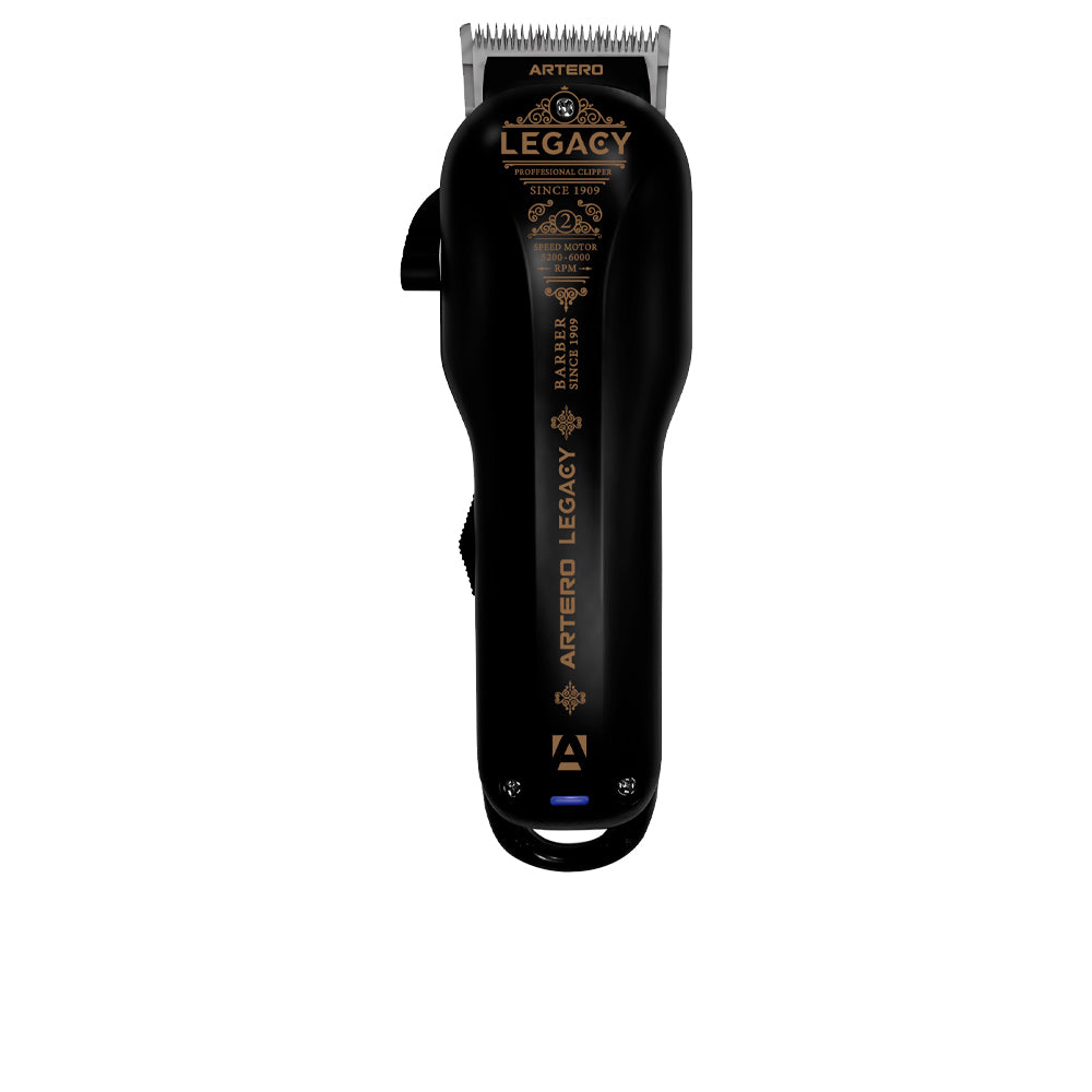Cordless lithium rotary hair clipper with blade and eight guide combs, 285 g