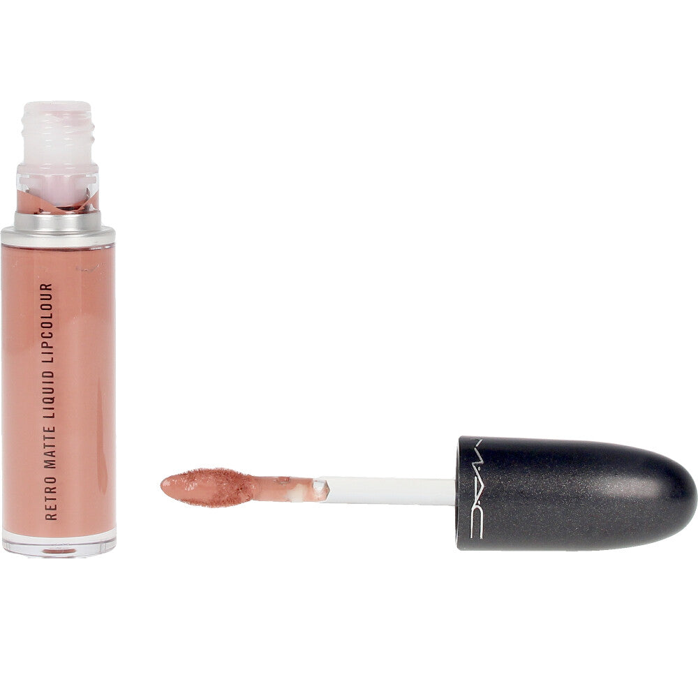 Unisex liquid matte lip colour in Burnt Spice, tapered wand applicator, 5 ml