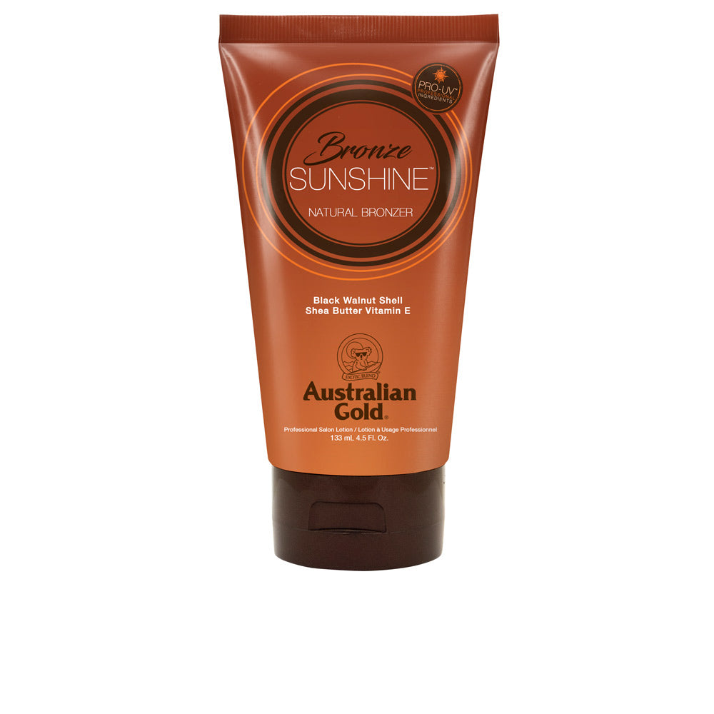 133 ml natural bronzer lotion bottle, walnut and vanilla formulation