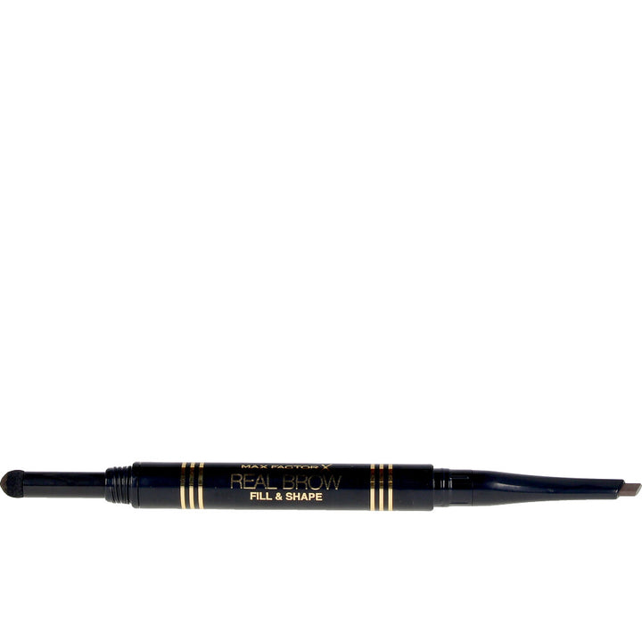 Slim retractable brow pencil with sponge tip, deep brown, 0.5 g, Unisex