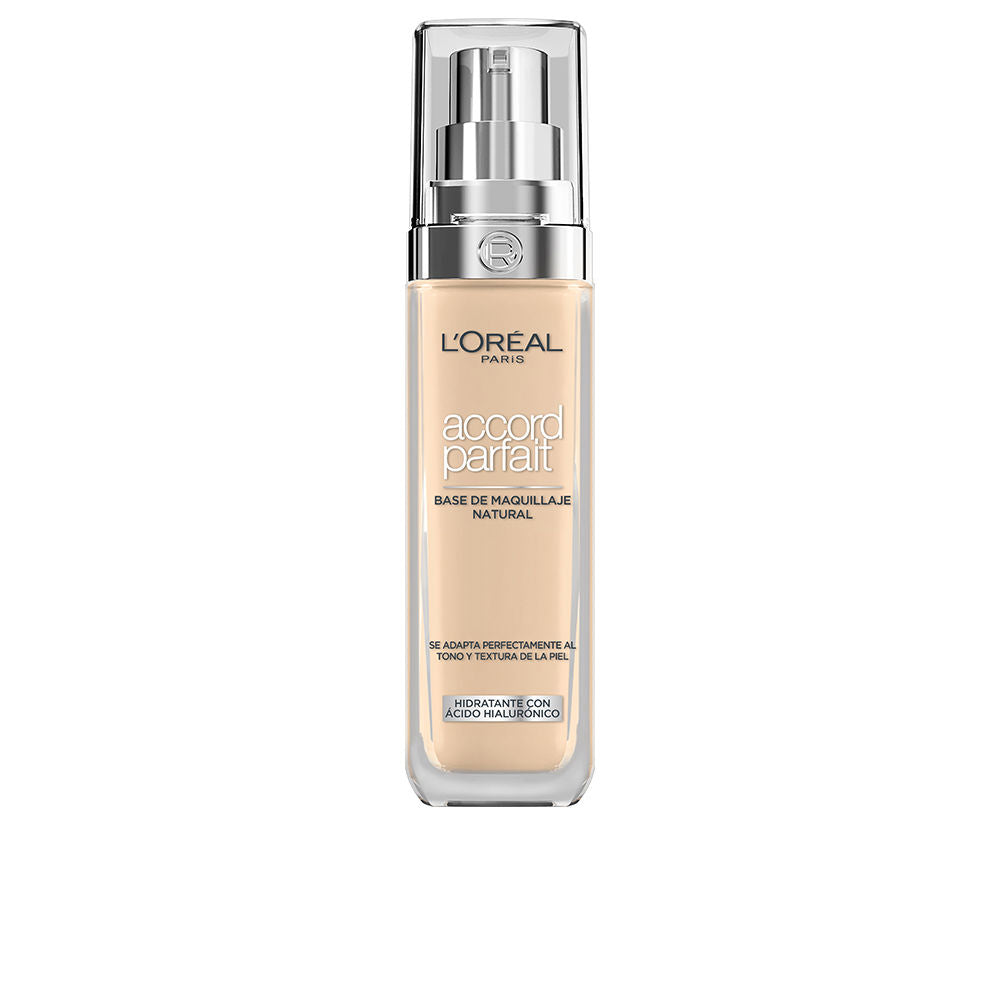 30 ml liquid hyaluronic foundation in 2N Vanilla, natural finish, pump bottle