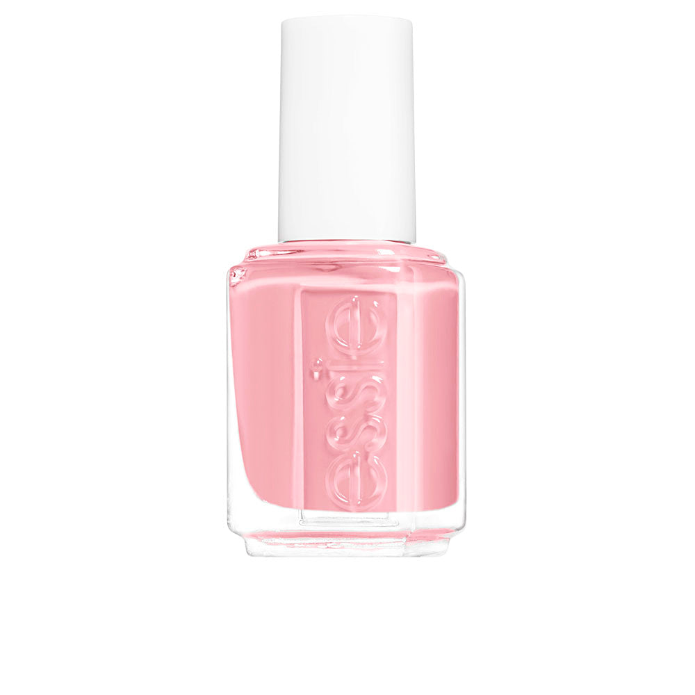 Tapered glass bottle of cream nail polish with wide brush, 13.5 ml, creme finish