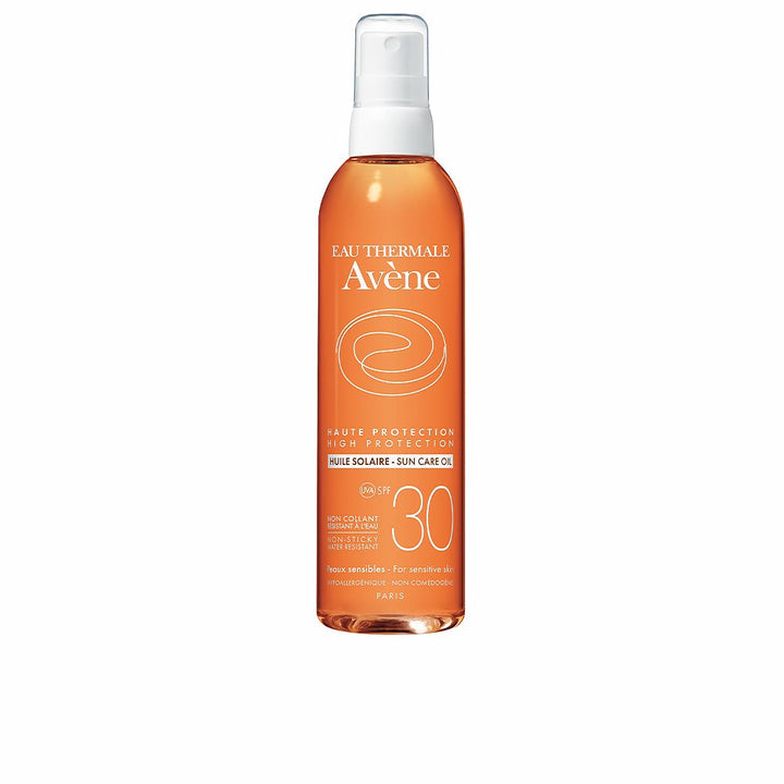 200 ml satin-finish sun oil spray bottle for Unisex sensitive skin, SPF 30
