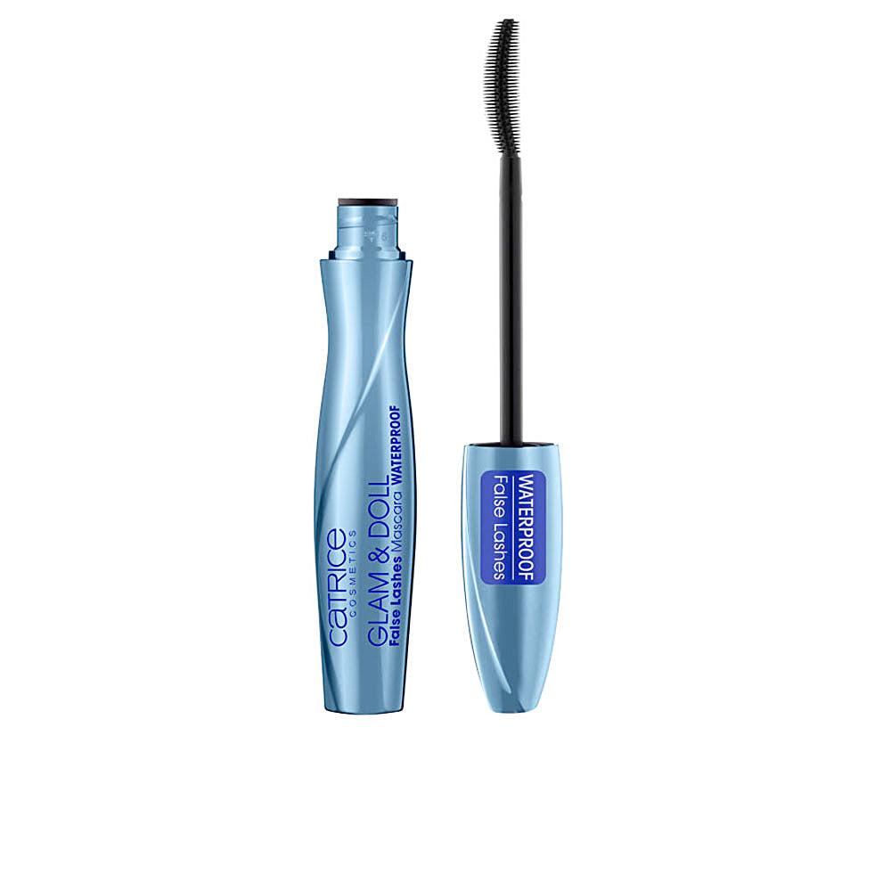 Mascara tube and oversized wand, intense black waterproof formula, 10 ml