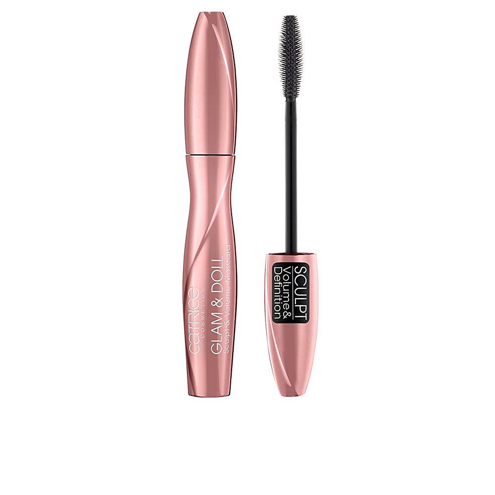 Tube of black sculpting mascara with flexible brush, 9.5 ml, cruelty-free