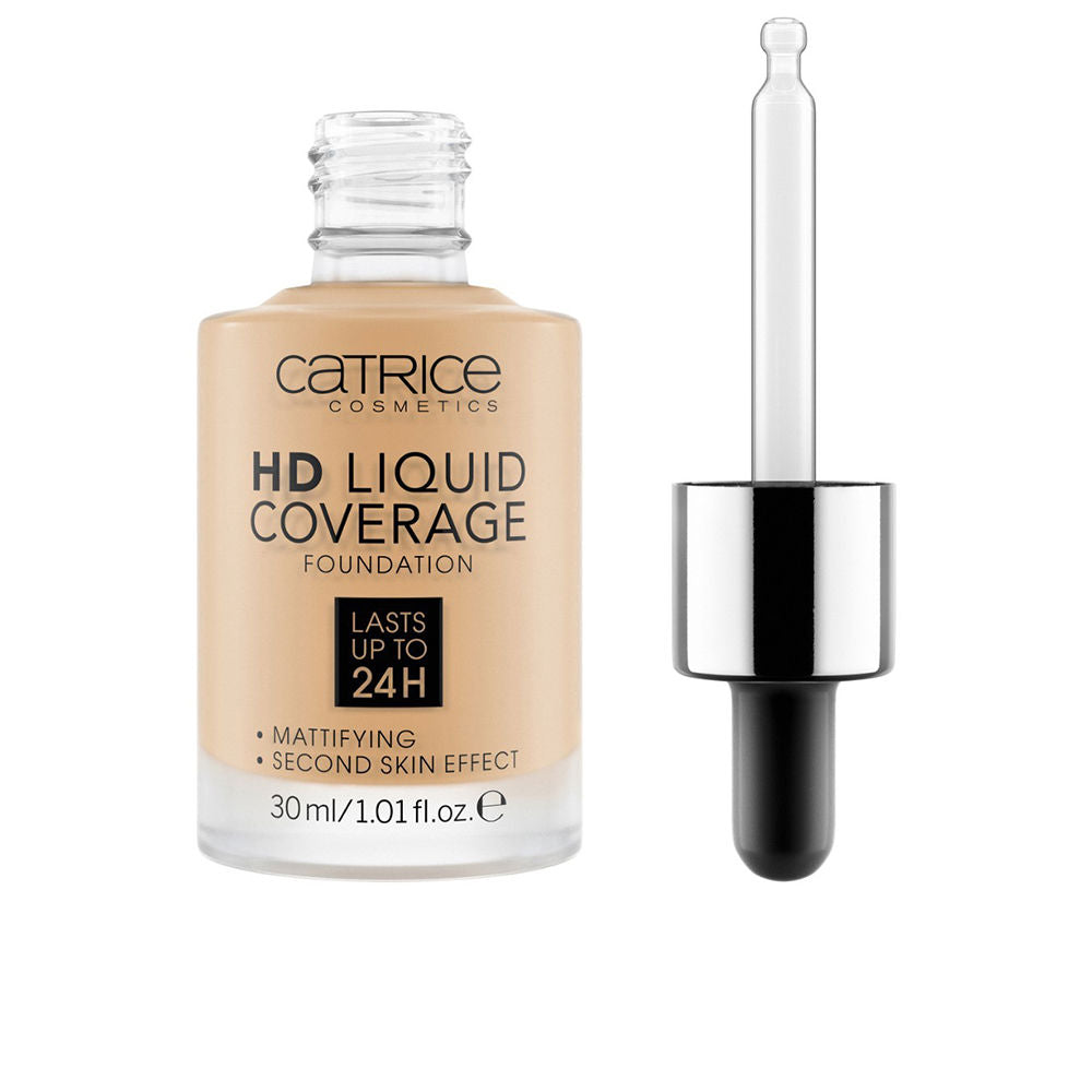 30 ml bottle of HD liquid matte foundation in shade 036 Hazelnut