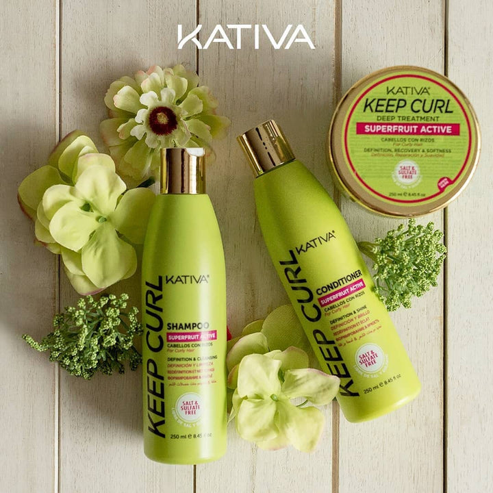 250 ml conditioner bottle for defined curly hair with kiwi and almond