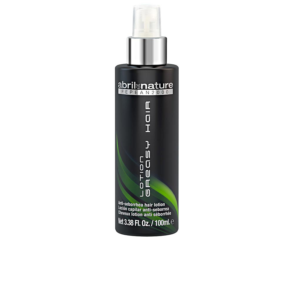 100 ml clear hair lotion bottle with fine spray for oily, sensitive scalp
