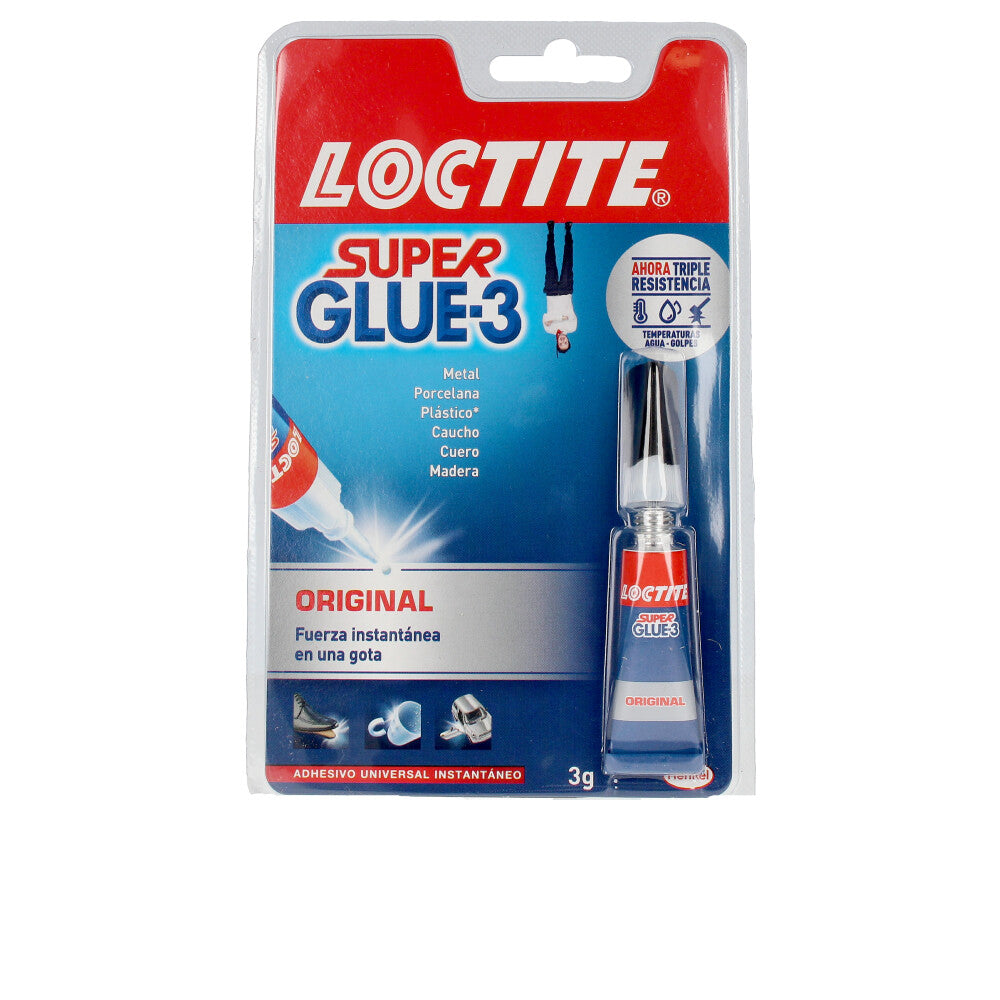 Tube of Loctite Super Glue-3 Brush Adhesive with anti-clog brush cap