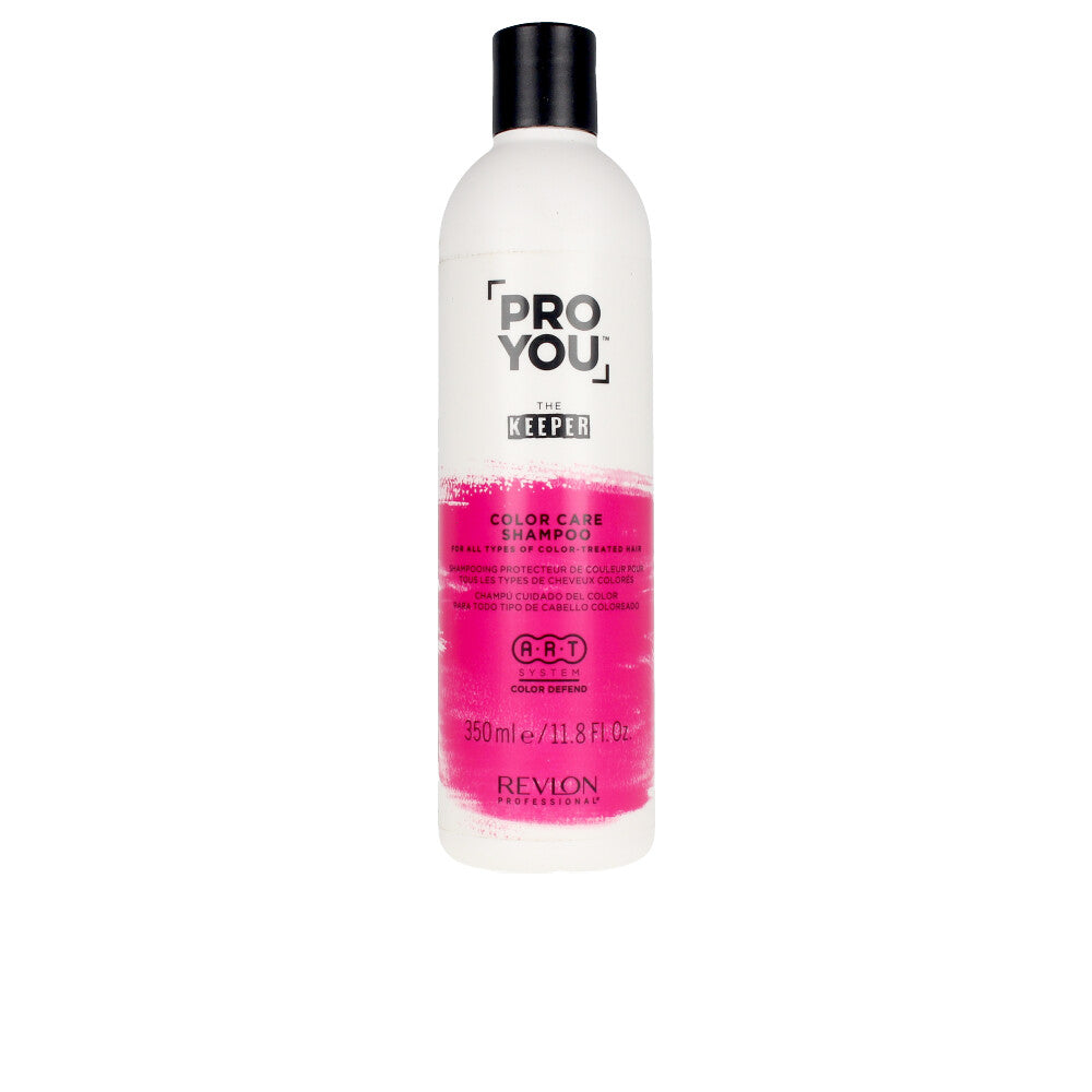 Bottle of 350 ml colour‑care acidic shampoo for coloured hair, salon style