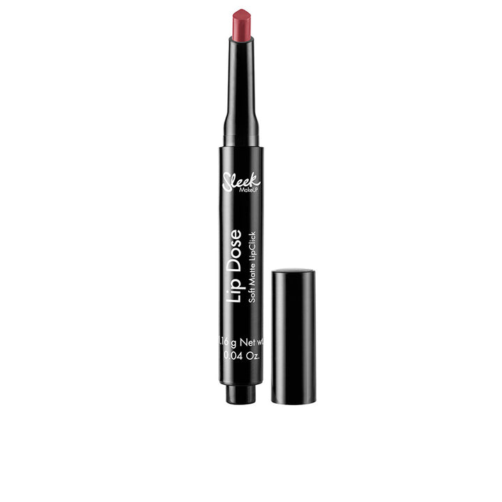 Cream matte click lipstick stick with tear‑shaped tip, 1.16 g, Boss Mode shade, Unisex