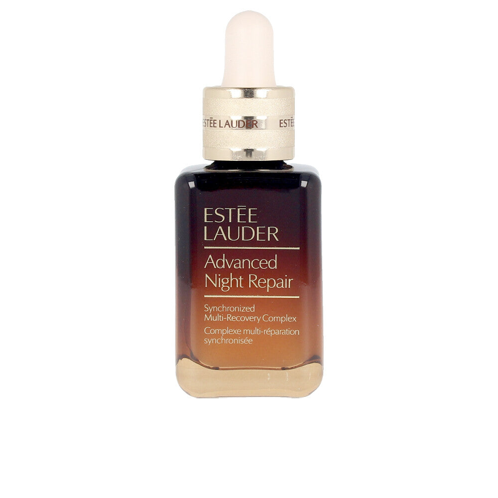 Glass serum bottle with dropper, clear amber liquid, 30 ml