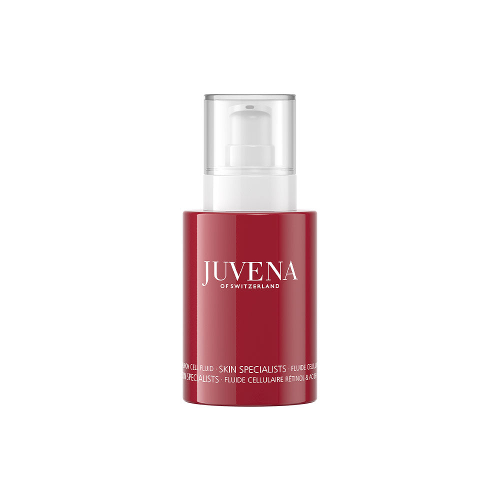 Slim 50 ml translucent bottle of retinol and hyaluron fluid for women
