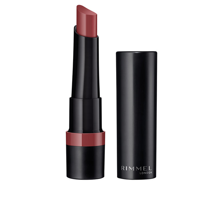 Matte liquid lipstick, tear-shaped applicator, deep red shade, 2.3 g