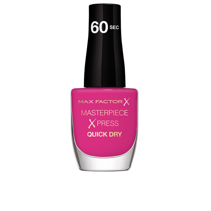 8 ml pink cream nail polish bottle, quick‑dry high‑gloss finish