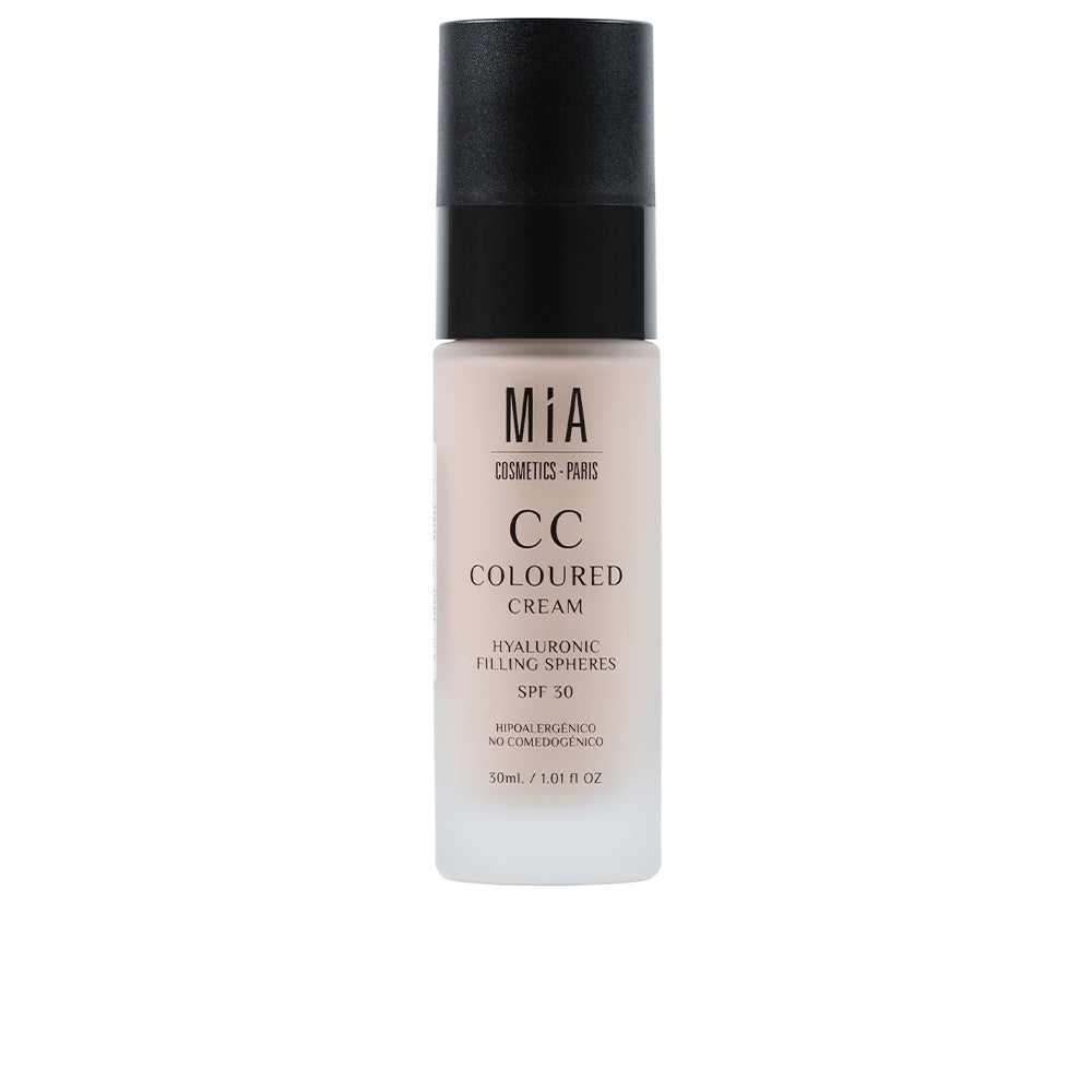 30 ml tinted CC cream tube, light shade, SPF30, lightweight finish