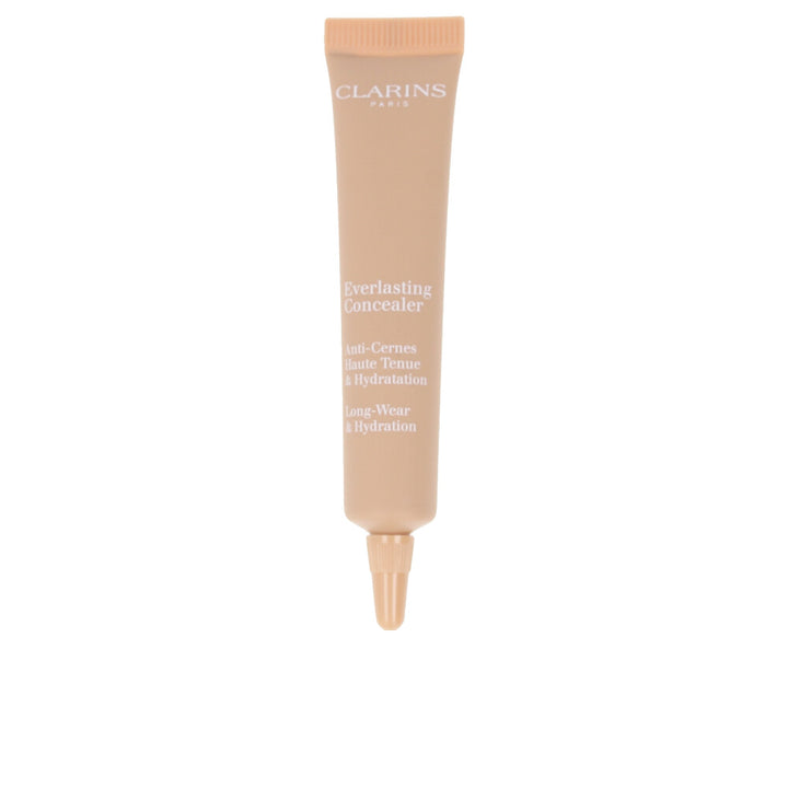 Tube of medium-deep, high-coverage concealer, 12 ml, fluid applicator